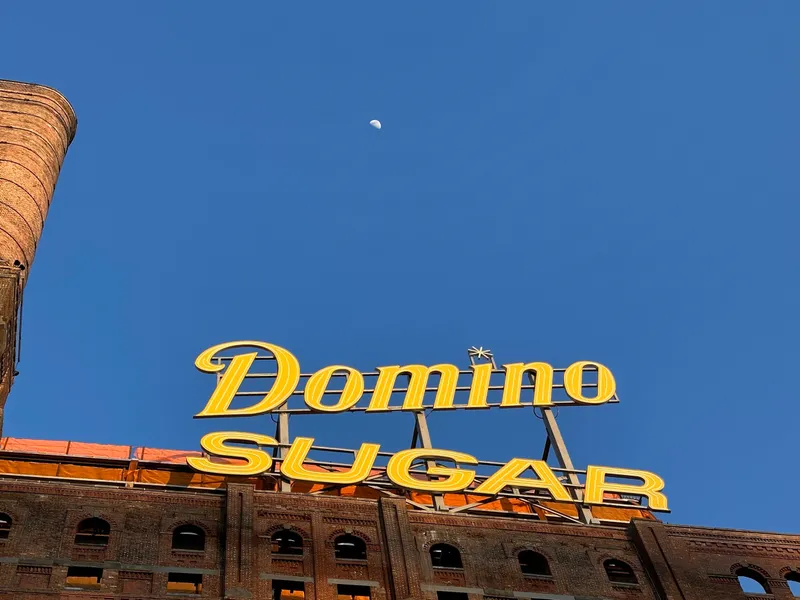 Domino Sugar Building at Night