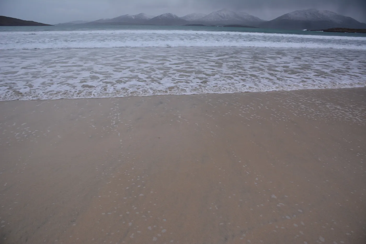 Seilebost Beach in Winter, Isle of Harris