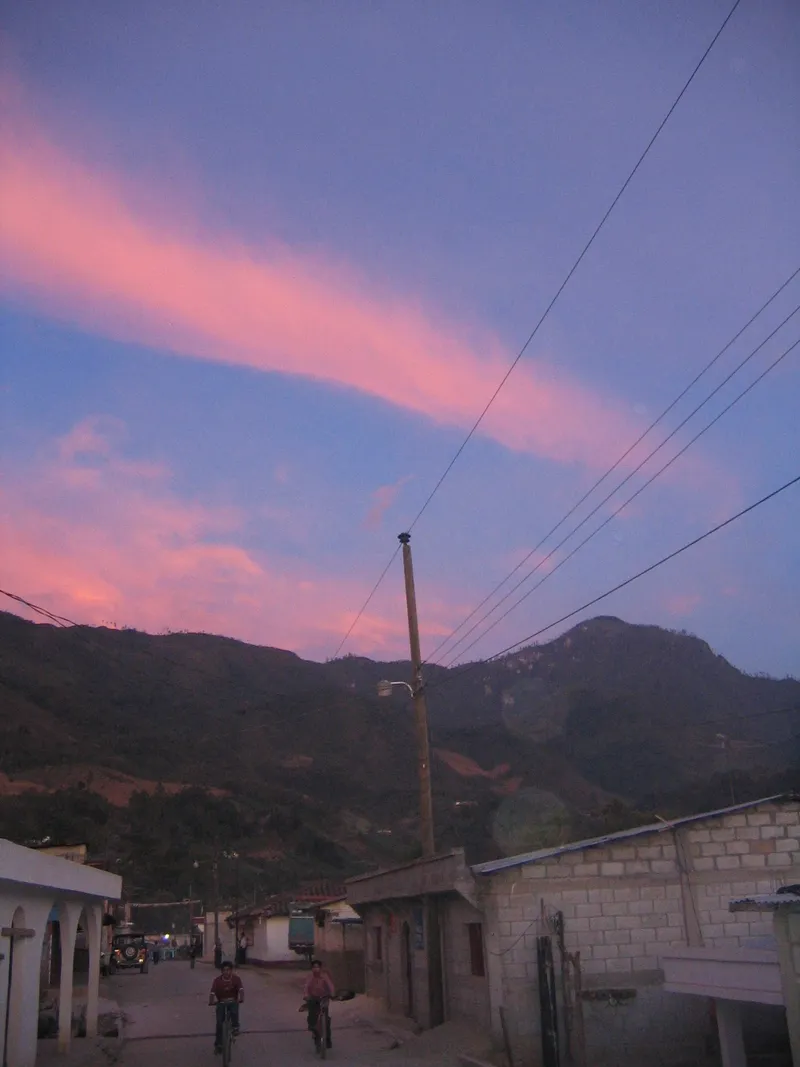 Sunset San Martin Cuchumatan